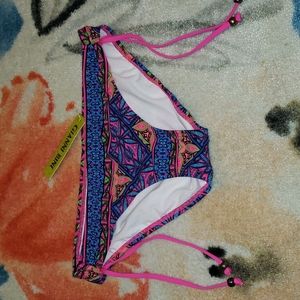 Gianni Bini side tie bikini bottom, size medium